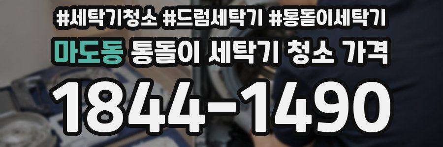 마도동 통돌이 세탁기 청소 가격