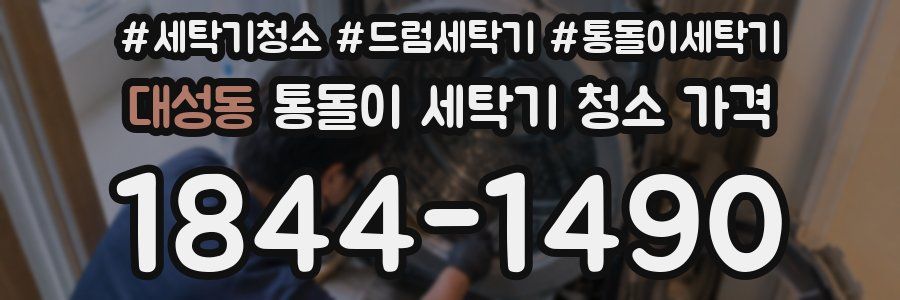 대성동 통돌이 세탁기 청소 가격