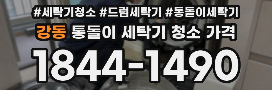 강동 통돌이 세탁기 청소 가격