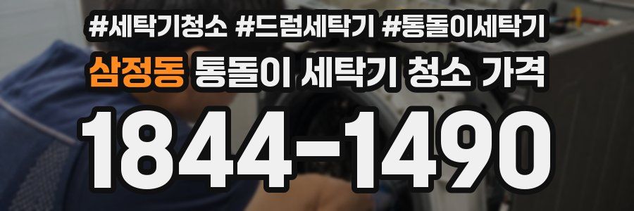 삼정동 통돌이 세탁기 청소 가격