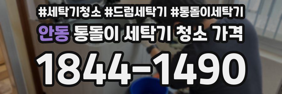 안동 통돌이 세탁기 청소 가격
