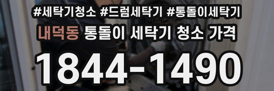 내덕동 통돌이 세탁기 청소 가격