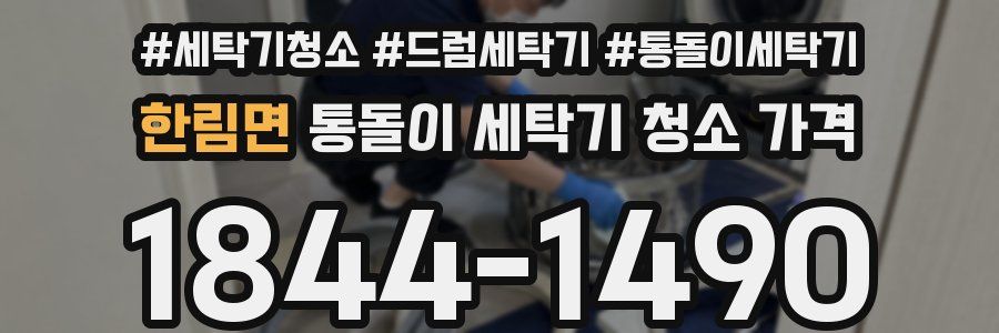 한림면 통돌이 세탁기 청소 가격