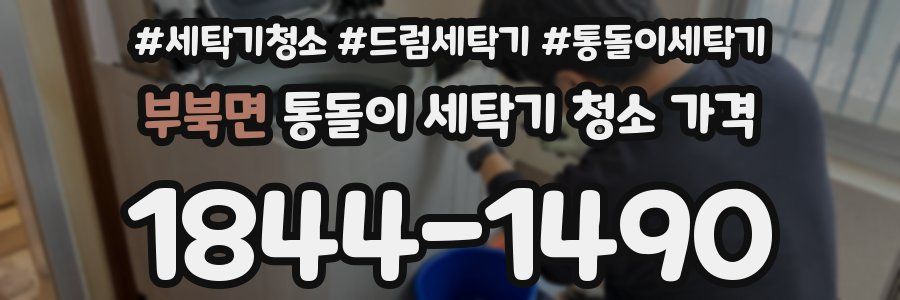 부북면 통돌이 세탁기 청소 가격