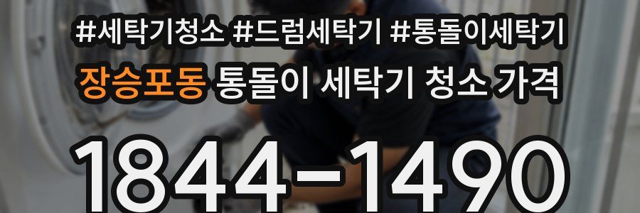 장승포동 통돌이 세탁기 청소 가격