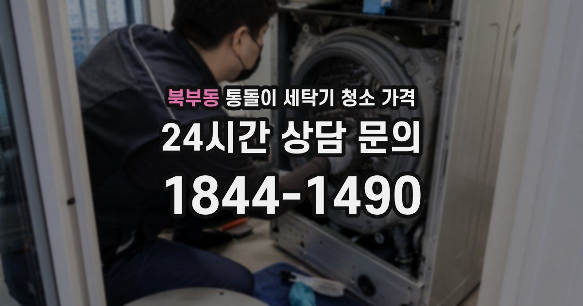 북부동 통돌이 세탁기 청소 가격
