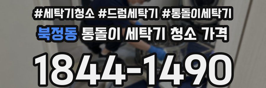 북정동 통돌이 세탁기 청소 가격