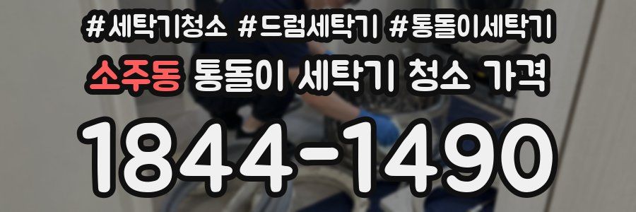 소주동 통돌이 세탁기 청소 가격