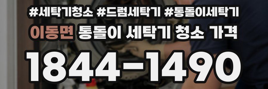 이동면 통돌이 세탁기 청소 가격