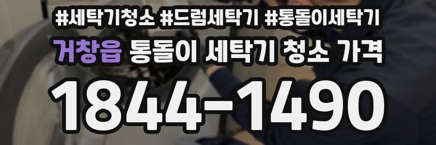 거창읍 통돌이 세탁기 청소 가격