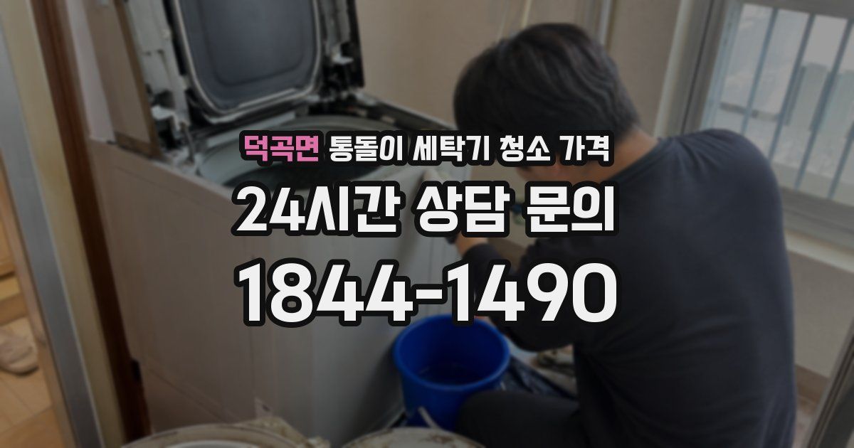 덕곡면 통돌이 세탁기 청소 가격