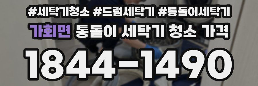 가회면 통돌이 세탁기 청소 가격