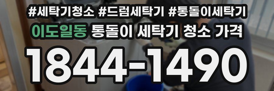 이도일동 통돌이 세탁기 청소 가격