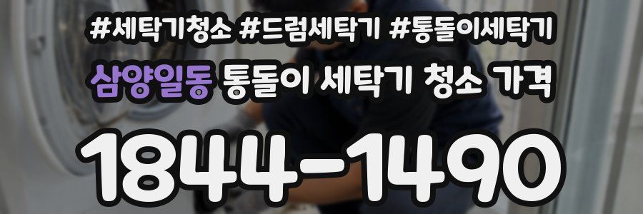 삼양일동 통돌이 세탁기 청소 가격