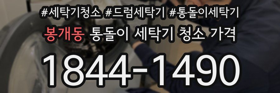 봉개동 통돌이 세탁기 청소 가격