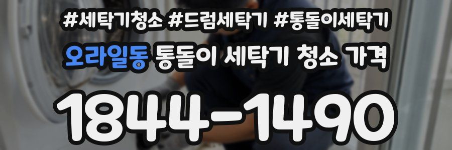 오라일동 통돌이 세탁기 청소 가격