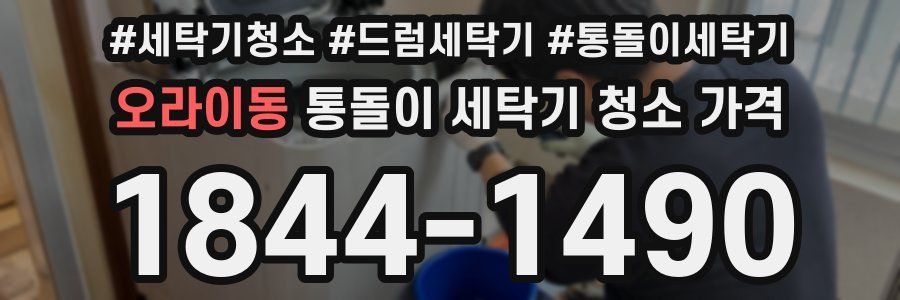 오라이동 통돌이 세탁기 청소 가격