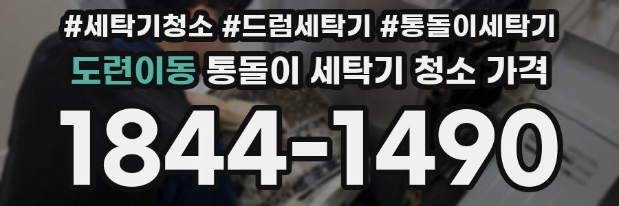 도련이동 통돌이 세탁기 청소 가격