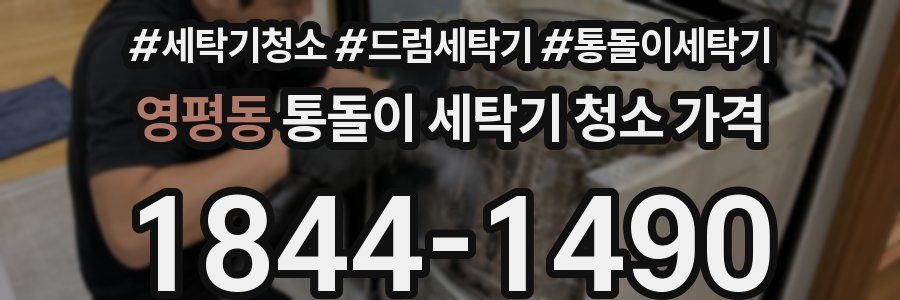 영평동 통돌이 세탁기 청소 가격