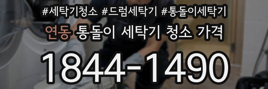 연동 통돌이 세탁기 청소 가격
