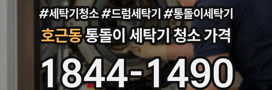 호근동 통돌이 세탁기 청소 가격