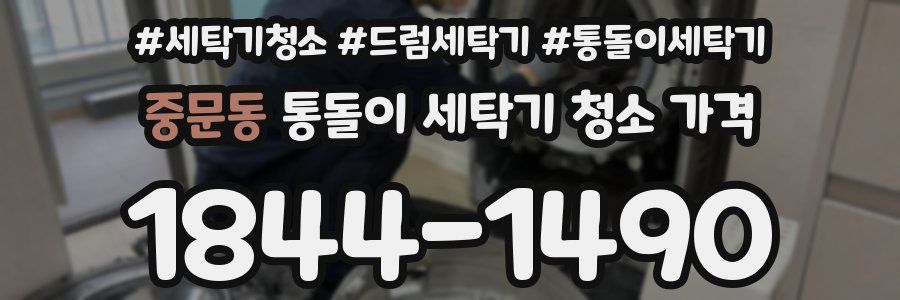중문동 통돌이 세탁기 청소 가격