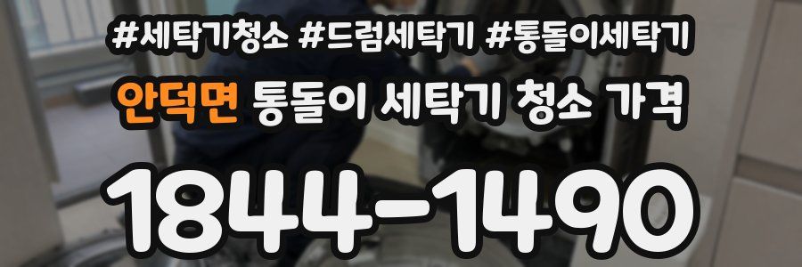 안덕면 통돌이 세탁기 청소 가격