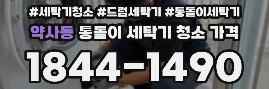 약사동 통돌이 세탁기 청소 가격