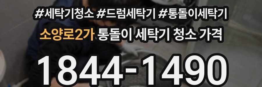 소양로2가 통돌이 세탁기 청소 가격