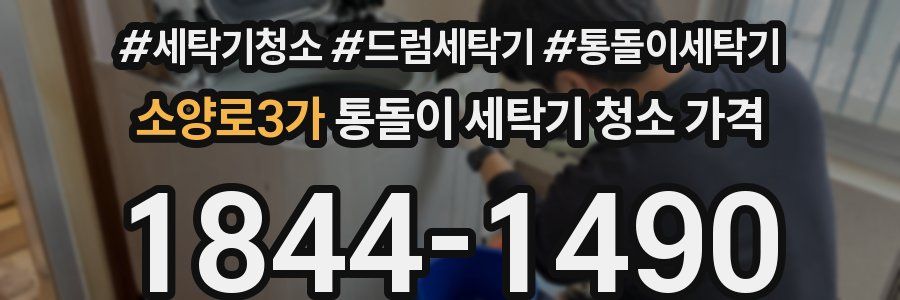 소양로3가 통돌이 세탁기 청소 가격
