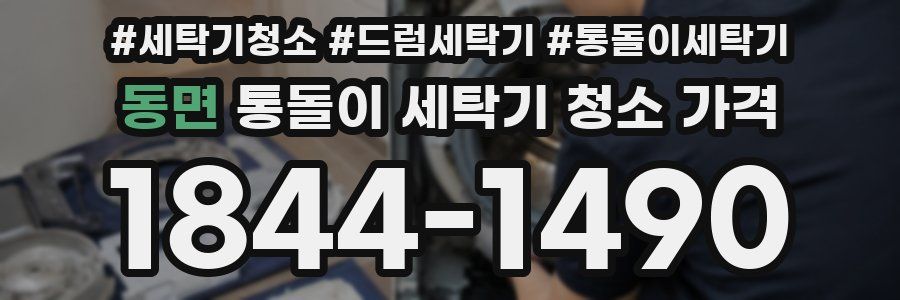 동면 통돌이 세탁기 청소 가격