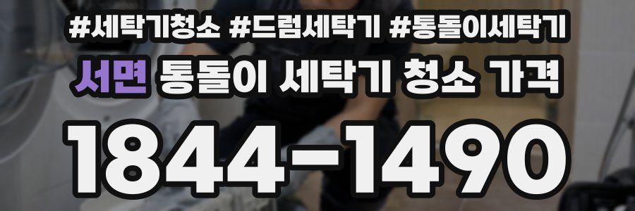 서면 통돌이 세탁기 청소 가격