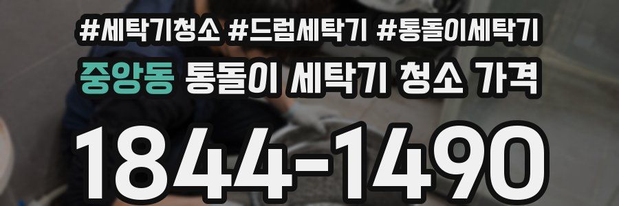 중앙동 통돌이 세탁기 청소 가격