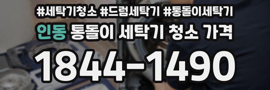 인동 통돌이 세탁기 청소 가격