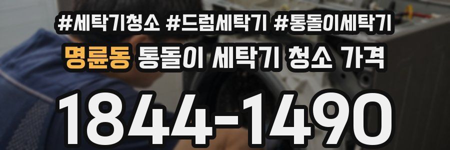 명륜동 통돌이 세탁기 청소 가격