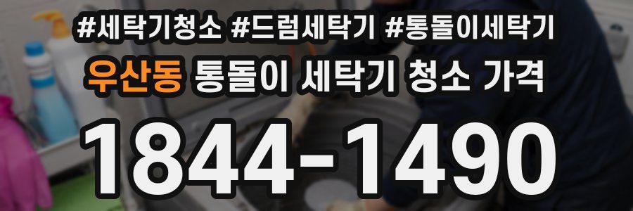 우산동 통돌이 세탁기 청소 가격