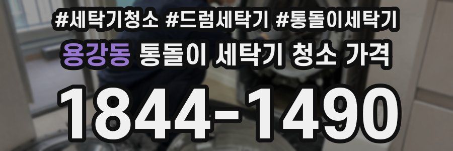 용강동 통돌이 세탁기 청소 가격