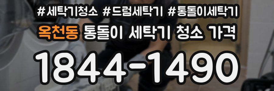 옥천동 통돌이 세탁기 청소 가격