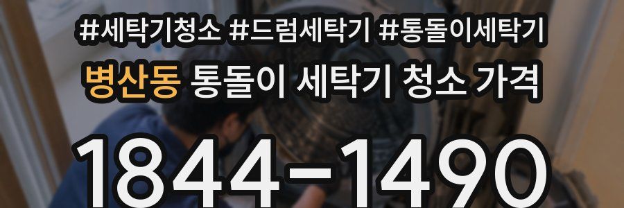 병산동 통돌이 세탁기 청소 가격