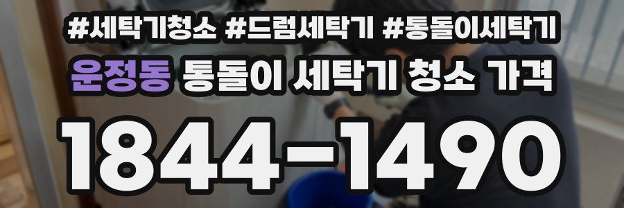 운정동 통돌이 세탁기 청소 가격