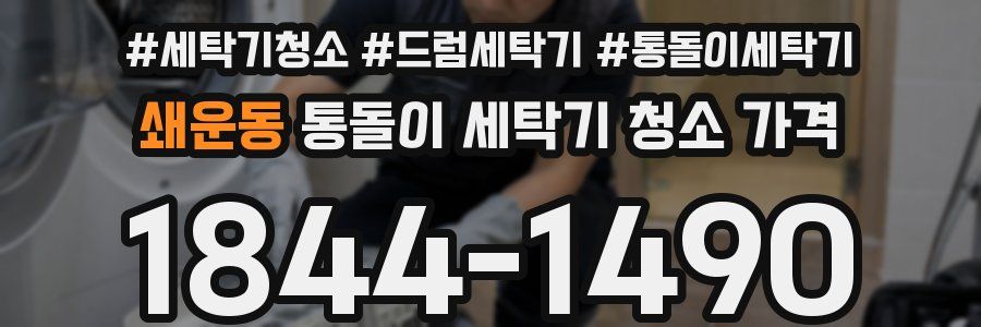 쇄운동 통돌이 세탁기 청소 가격