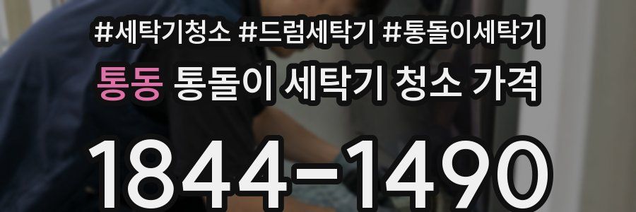 통동 통돌이 세탁기 청소 가격