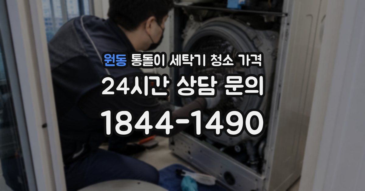 원동 통돌이 세탁기 청소 가격