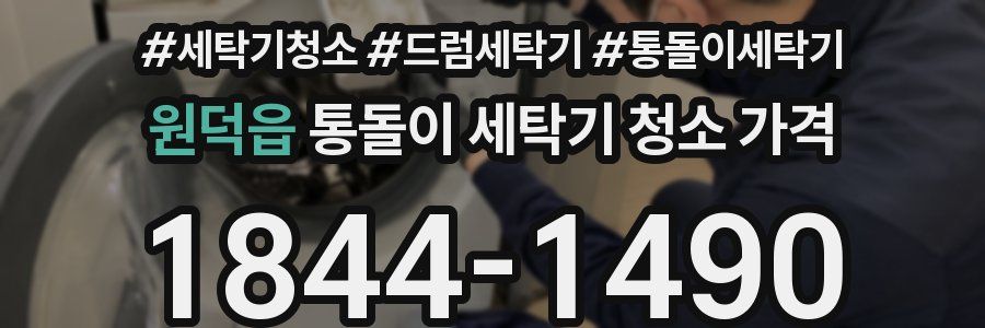 원덕읍 통돌이 세탁기 청소 가격