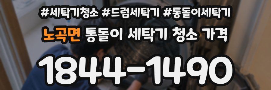 노곡면 통돌이 세탁기 청소 가격
