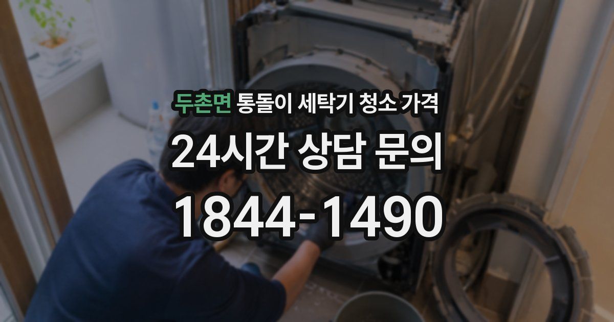 두촌면 통돌이 세탁기 청소 가격