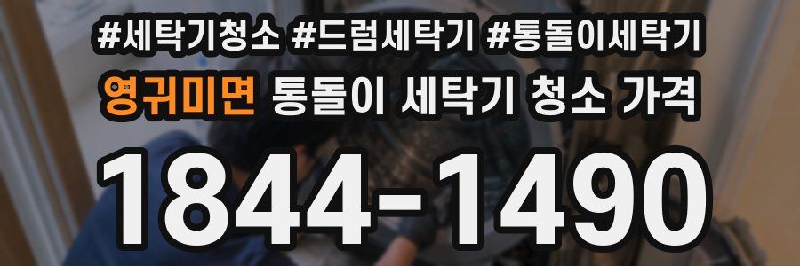 영귀미면 통돌이 세탁기 청소 가격