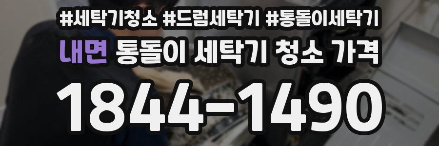 내면 통돌이 세탁기 청소 가격