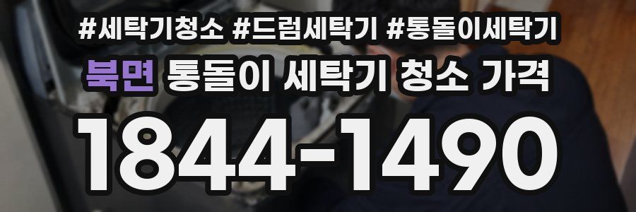 북면 통돌이 세탁기 청소 가격