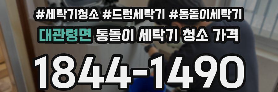 대관령면 통돌이 세탁기 청소 가격
